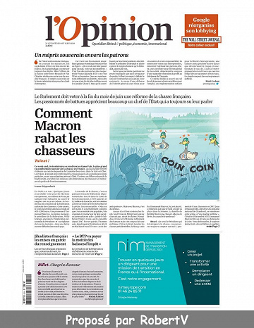 L’Opinion - Vendredi 14 et Samedi 15 Juin 2019