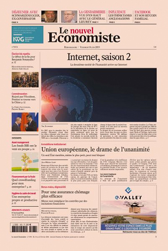 Le nouvel Économiste du Vendredi 14 Juin 2019