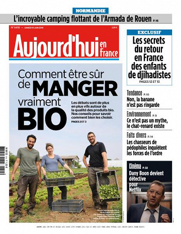 Aujourd’hui en France du Samedi 15 Juin 2019