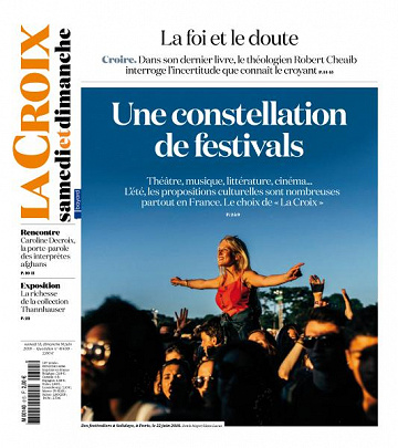 La Croix du Samedi 15 et Dimanche 16 Juin 2019