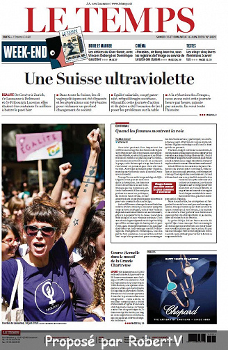 Le Temps - Samedi 15 et Dimanche 16 Juin 2019