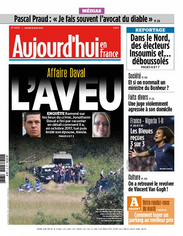 Aujourd’hui en France du Mardi 18 Juin 2019