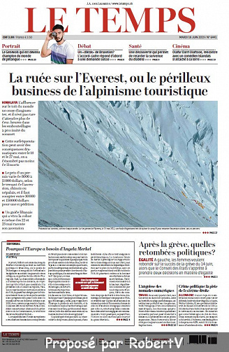 Le Temps - Mardi 18 Juin 2019