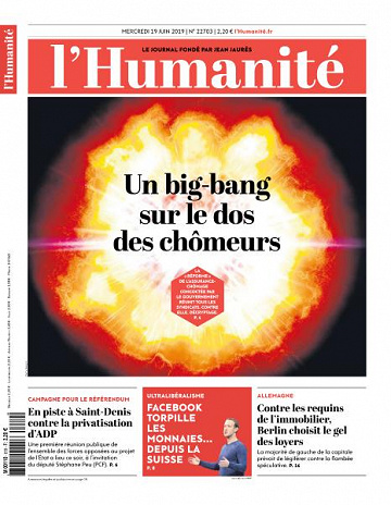 L’Humanite du Mercredi 19 Juin 2019