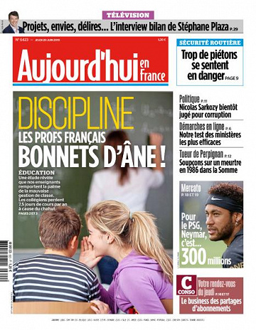 Aujourd’hui en France du Jeudi 20 Juin 2019