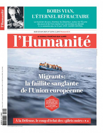 L’Humanite du Jeudi 20 Juin 2019