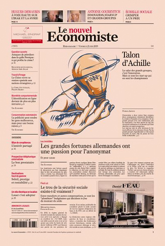 Le nouvel Économiste du Vendredi 21 Juin 2019