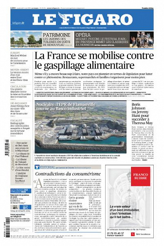 Le Figaro du Vendredi 21 Juin 2019