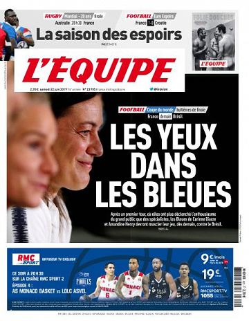L’equipe du Samedi 22 Juin 2019