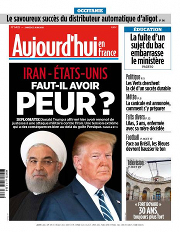 Aujourd’hui en France du Samedi 22 Juin 2019