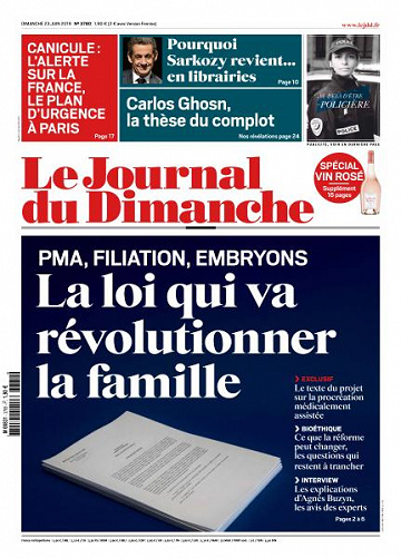 Le Journal du Dimanche - 23 Juin 2019