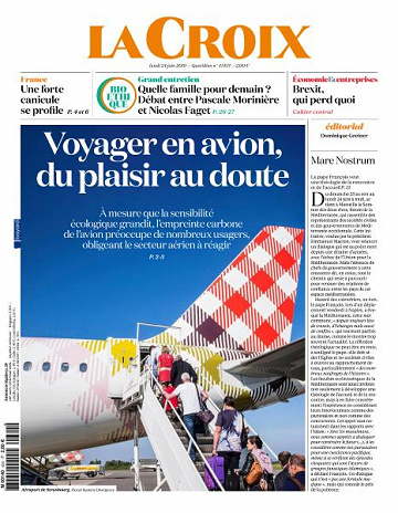 La Croix du Lundi 24 Juin 2019