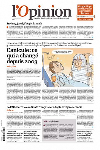 L’Opinion du Lundi 24 Juin 2019