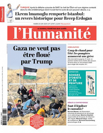 L’Humanite du Mardi 25 Juin 2019