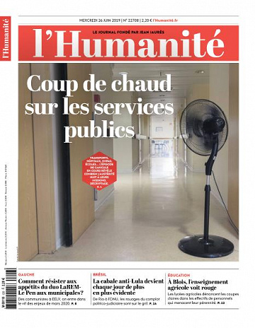 L’Humanite du Mercredi 26 Juin 2019