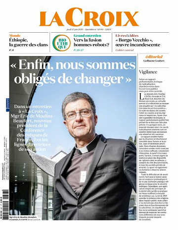 La Croix du Jeudi 27 Juin 2019