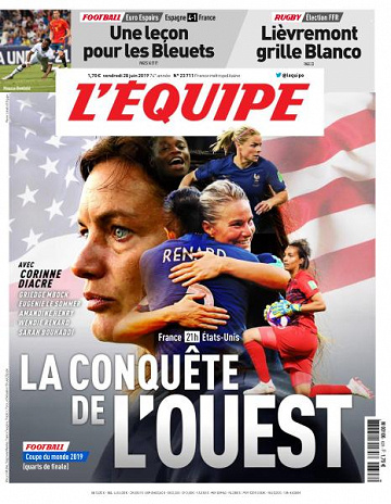 L’equipe du Vendredi 28 Juin 2019