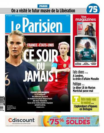 Le Parisien du Vendredi 28 Juin 2019
