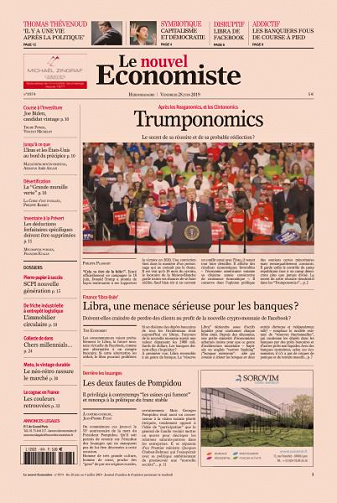 Le nouvel Économiste du Vendredi 28 Juin 2019