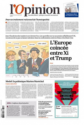 L’Opinion du Vendredi 28 et Samedi 29 Juin 2019