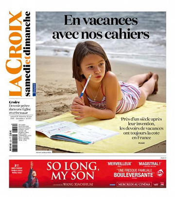 La Croix du Samedi 29 et Dimanche 30 Juin 2019