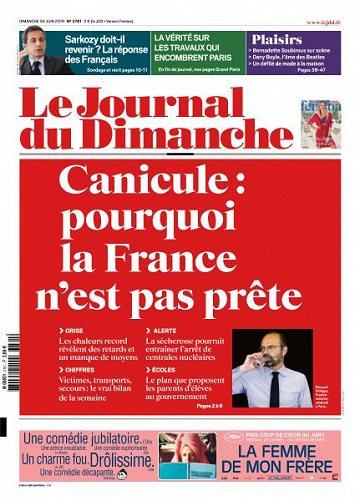 Le Journal du Dimanche - 30 Juin 2019