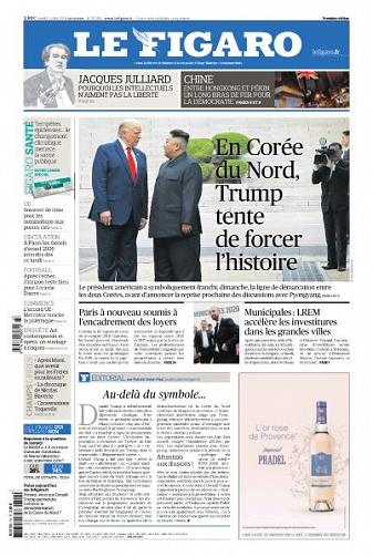 Le Figaro du Lundi 1er Juillet 2019