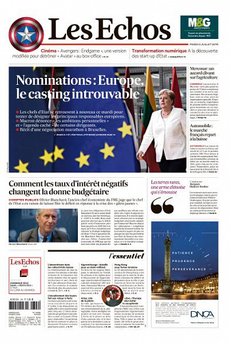Les Echos du Mardi 2 Juillet 2019