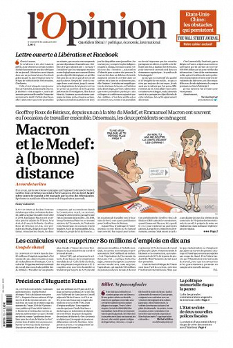L’Opinion du Mardi 2 Juillet 2019