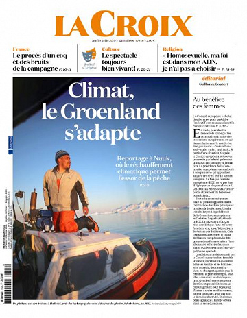 La Croix du Jeudi 4 Juillet 2019
