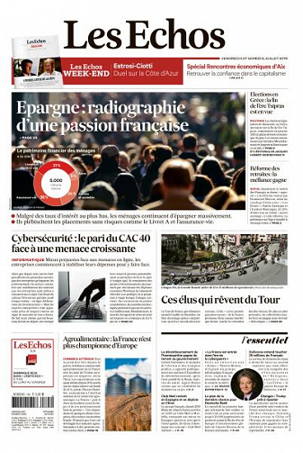 Les Echos du Vendredi 5 et Samedi 6 Juillet 2019