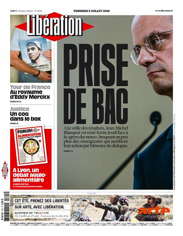 Libération du Vendredi 5 Juillet 2019