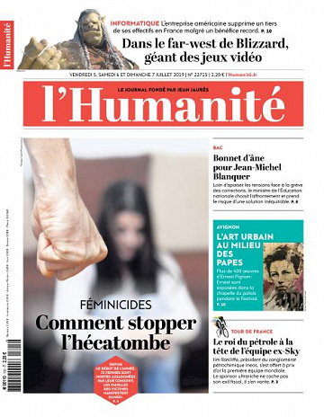 L’Humanite du Vendredi 5 Juillet 2019