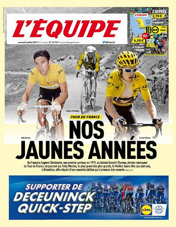 L’equipe du Samedi 6 Juillet 2019