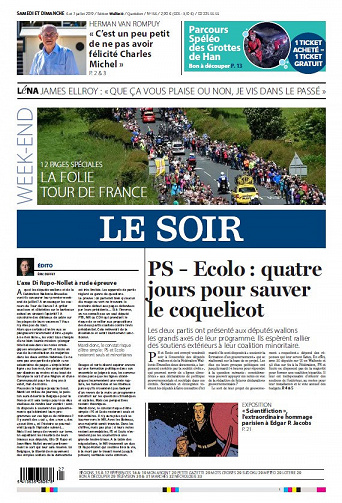 Le Soir - Samedi 6 Juillet 2019