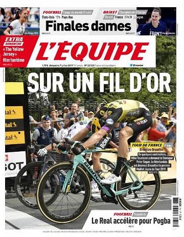 L’equipe du Dimanche 7 Juillet 2019