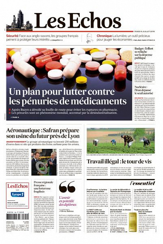 Les Echos du Mardi 9 Juillet 2019