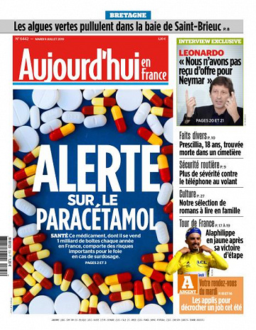 Aujourd’hui en France du Mardi 9 Juillet 2019