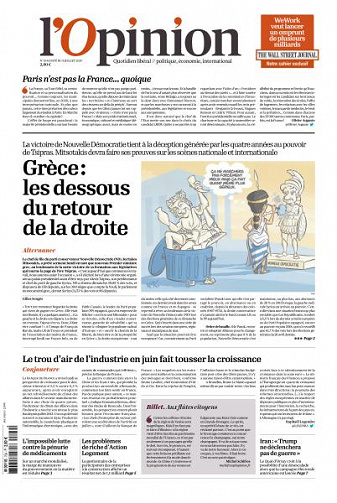 L’Opinion du Mardi 9 Juillet 2019