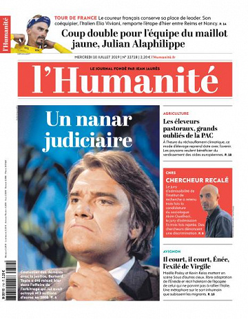 L’Humanite du Mercredi 10 Juillet 2019