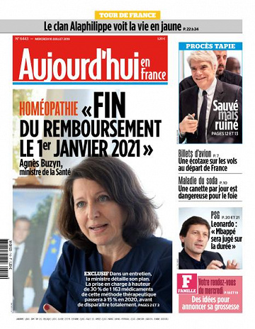 Aujourd’hui en France du Mercredi 10 Juillet 2019