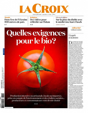 La Croix du Jeudi 11 Juillet 2019