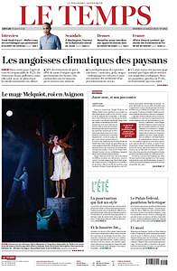 Le Temps du Vendredi 12 Juillet 2019