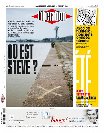 Libération du Samedi 13 et Dimanche 14 Juillet 2019