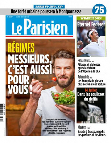 Le Parisien du Samedi 13 Juillet 2019