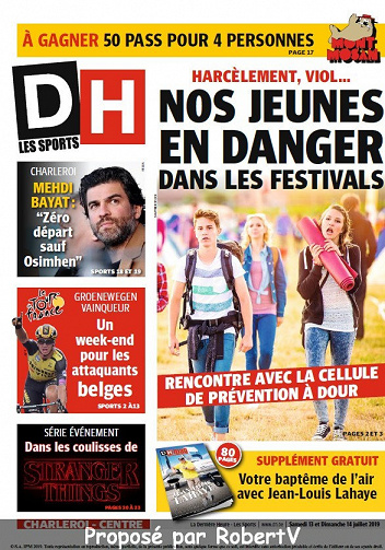 La Dernière Heure - Samedi 13 Juillet 2019