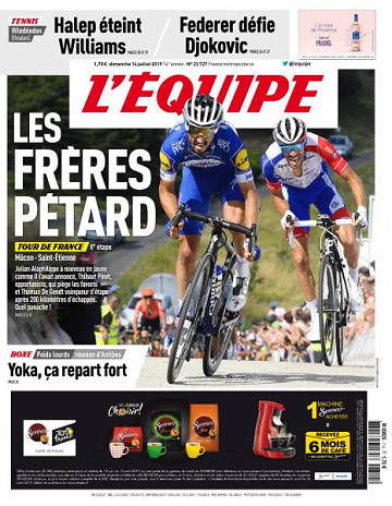 L’equipe du Dimanche 14 Juillet 2019