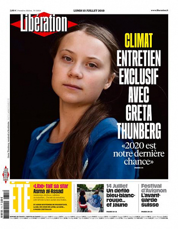Libération du Lundi 15 Juillet 2019