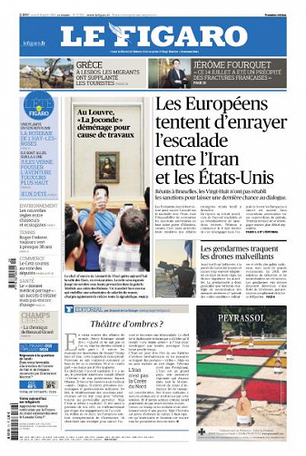 Le Figaro du Mardi 16 Juillet 2019