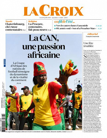 La Croix du Mardi 16 Juillet 2019